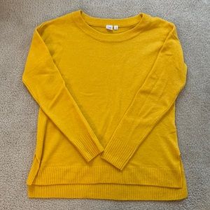 NWOT GAP Mustard Yellow Sweater